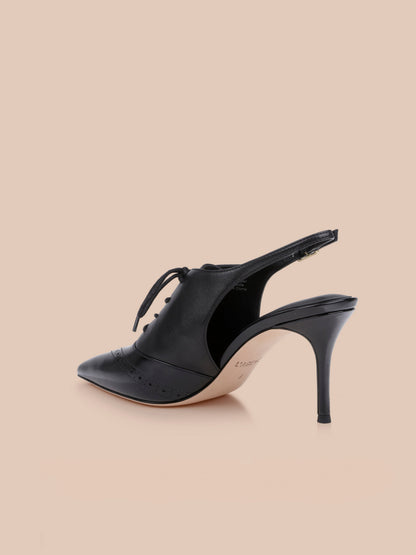 Shreya Leather Slingback Pump