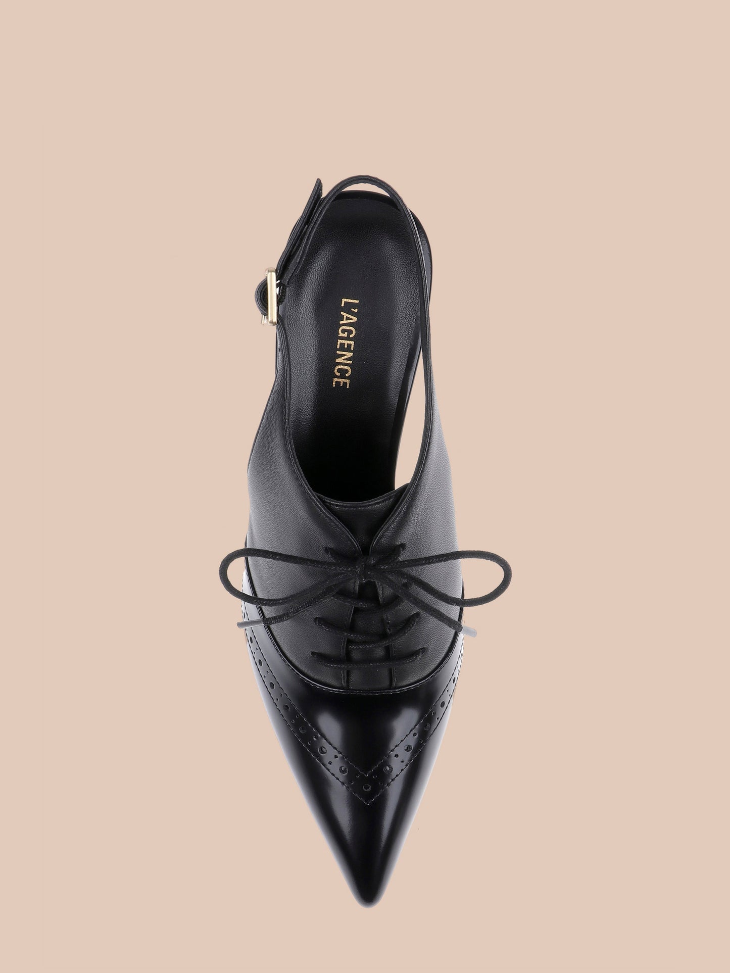 Shreya Leather Slingback Pump