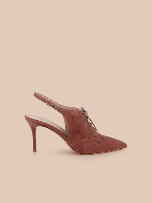 Shreya Suede Slingback Pump