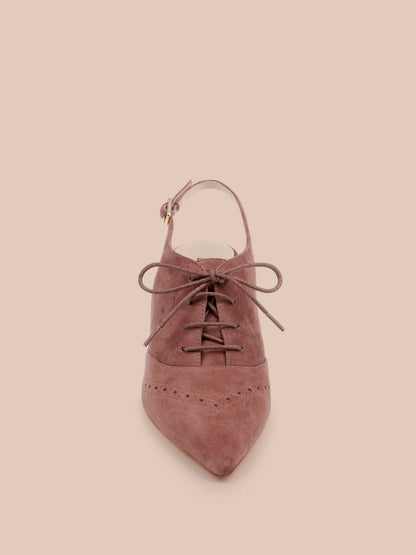 Shreya Suede Slingback Pump