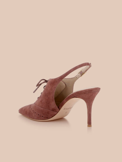 Shreya Suede Slingback Pump