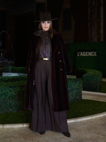 Clotilde Leather Bomber Jacket