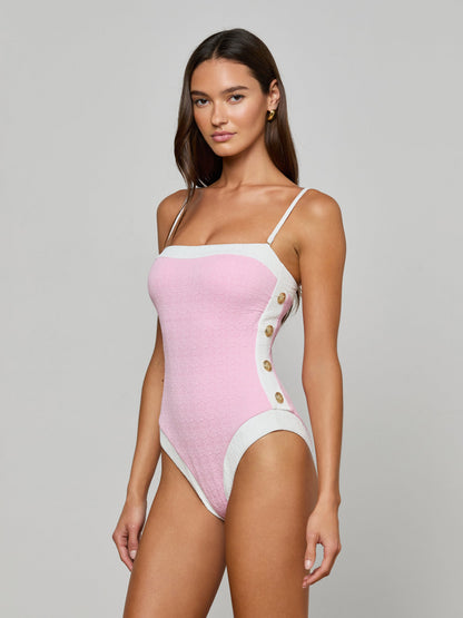Tory Bandeau One-Piece Swimsuit