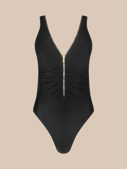 Dorrie Plunge One-Piece Swimsuit