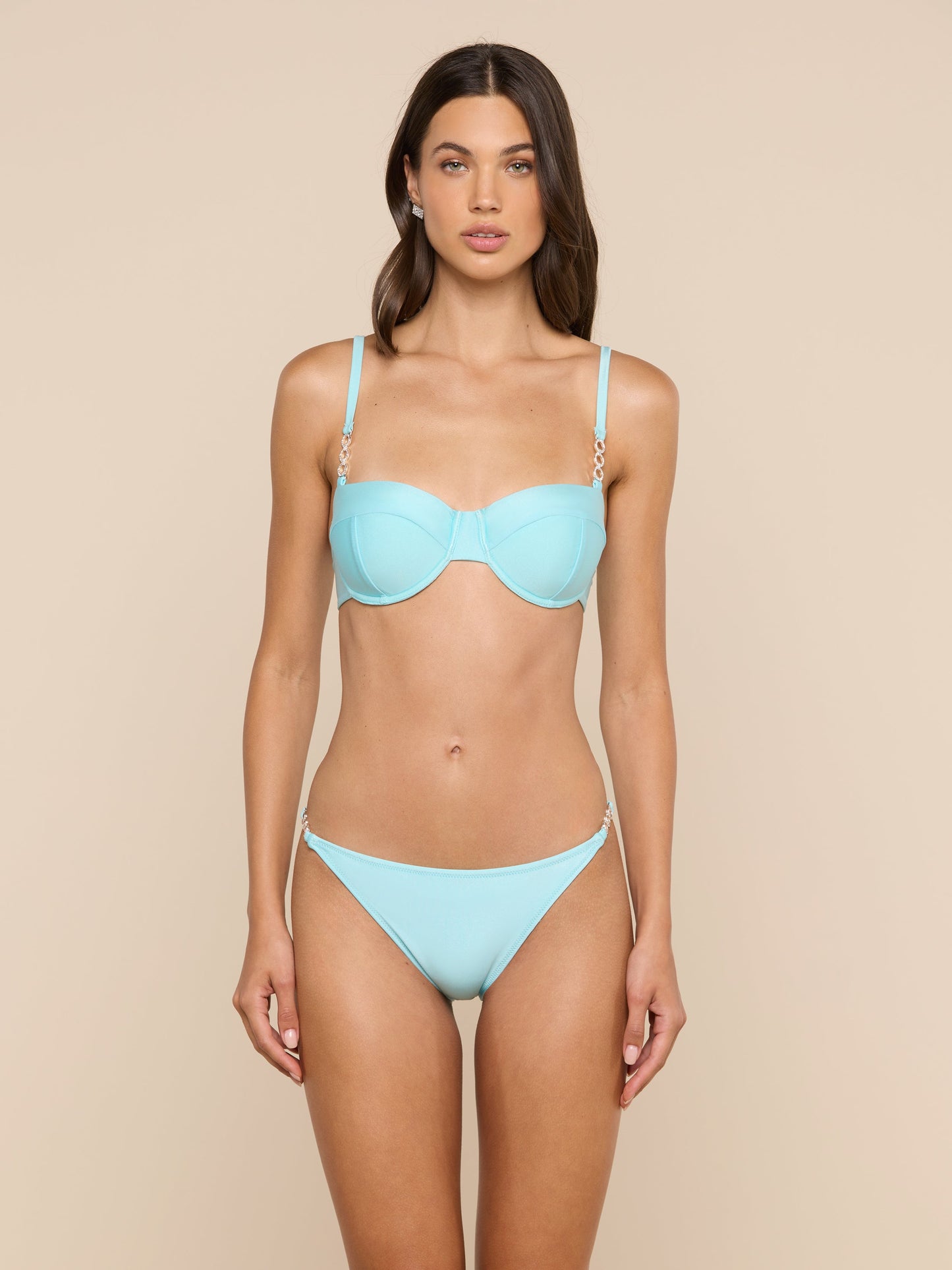 Violet String Bikini Bottom