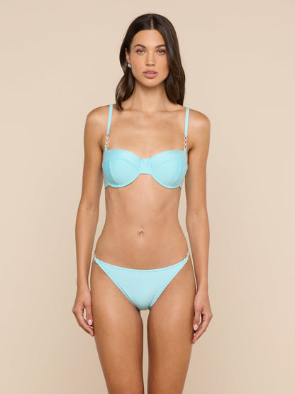 Violet String Bikini Bottom