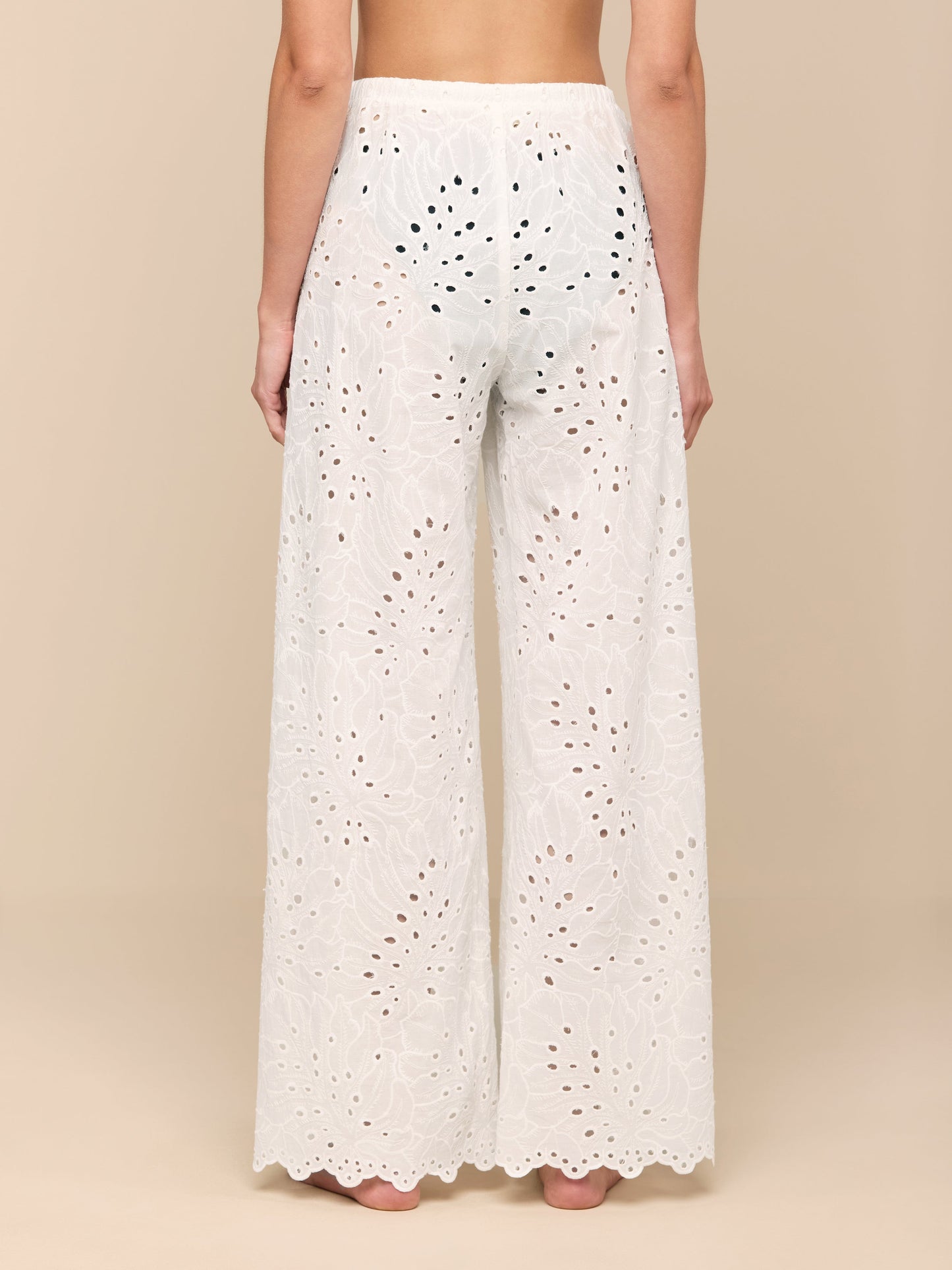 Geraldine Eyelet Cover-Up Pant