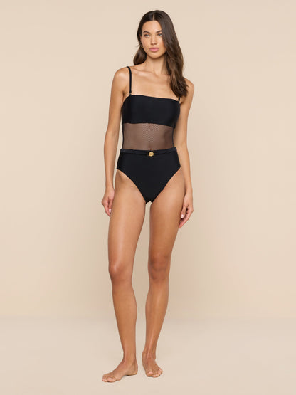 Tory Bandeau One-Piece Swimsuit