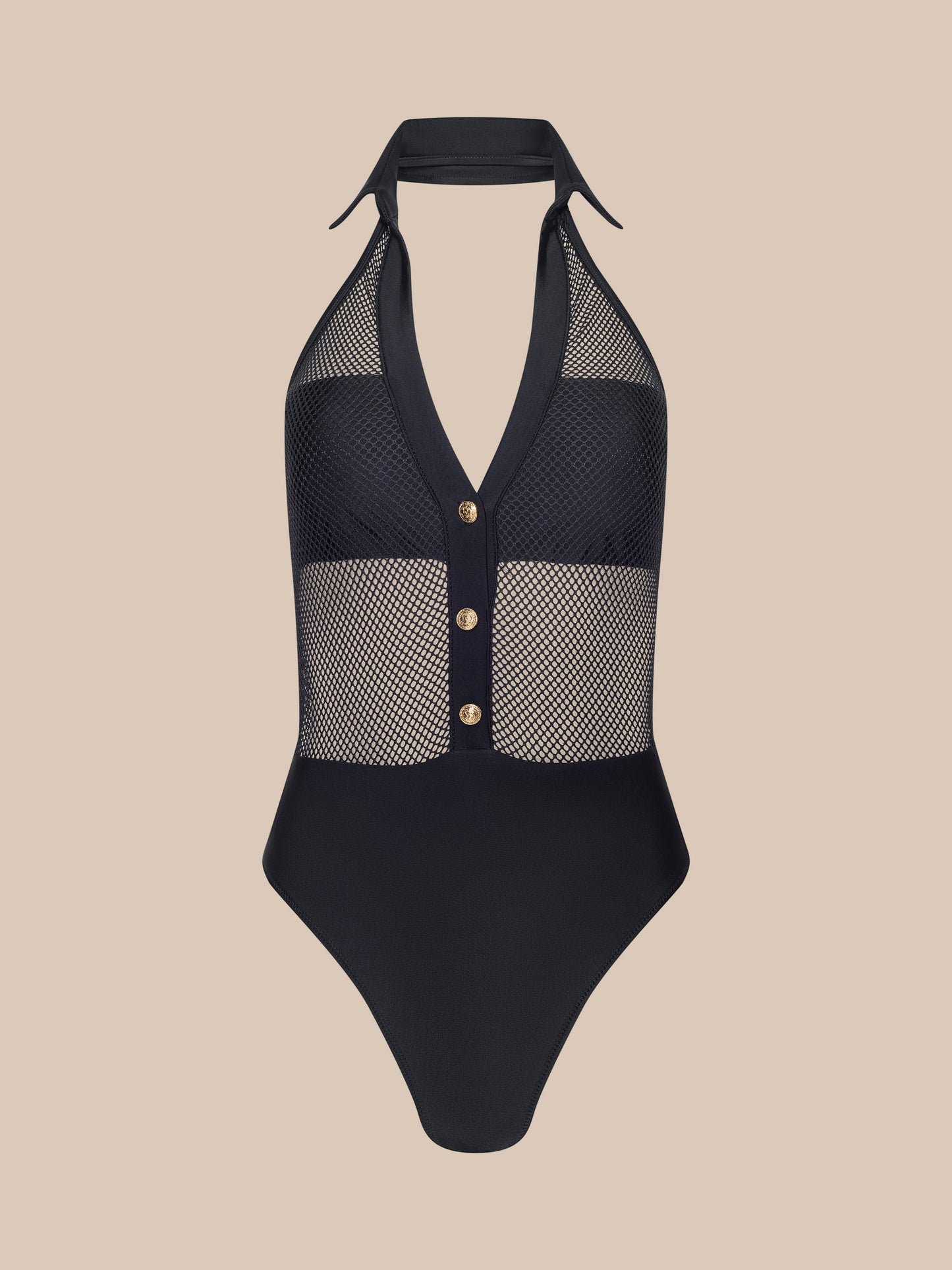 Natalya Collared One-Piece Swimsuit