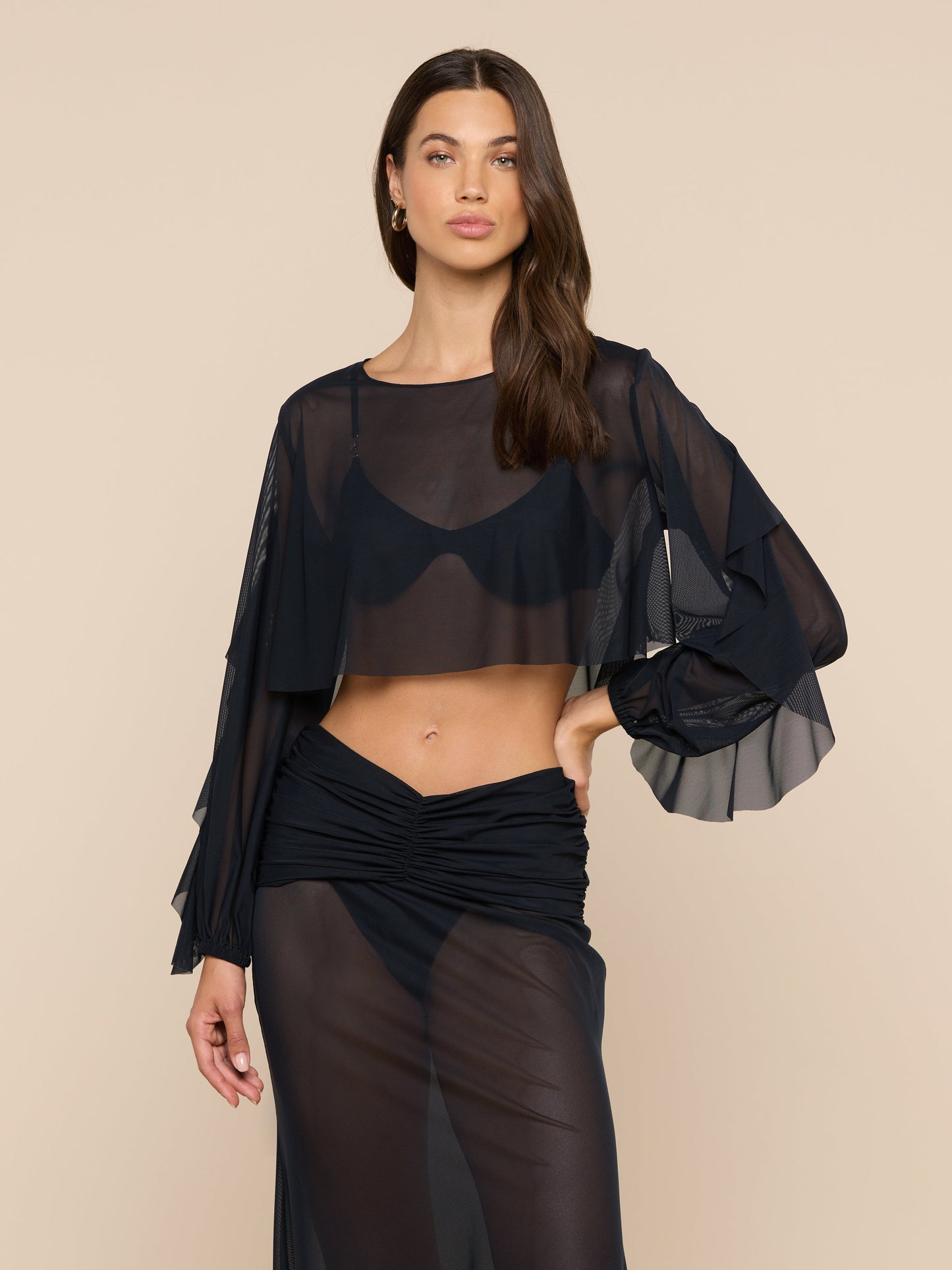 Ambala Mesh Cover-Up Top