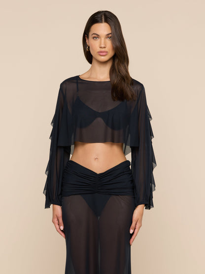 Ambala Mesh Cover-Up Top