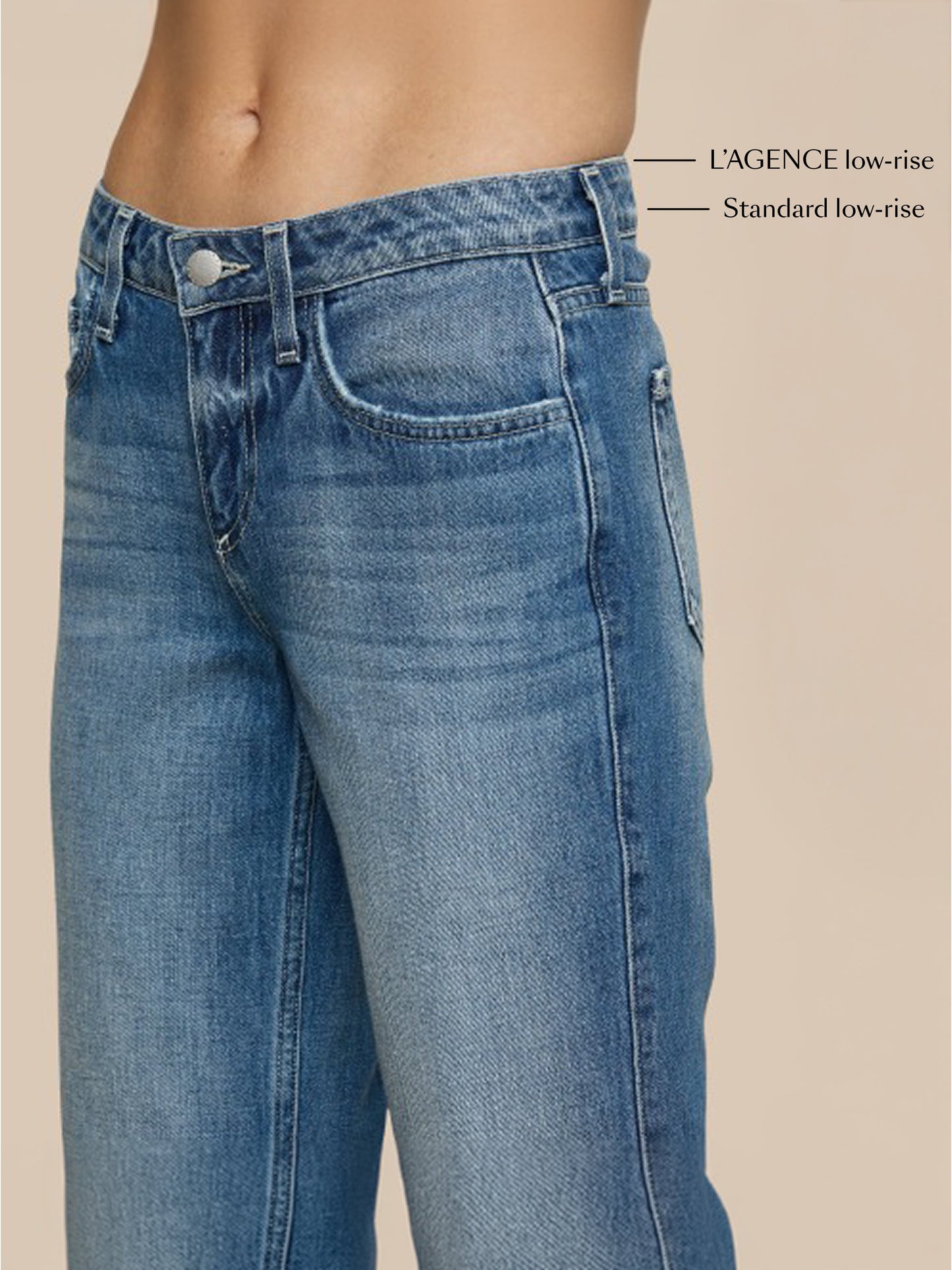 Taney Low-Rise Flare Jean