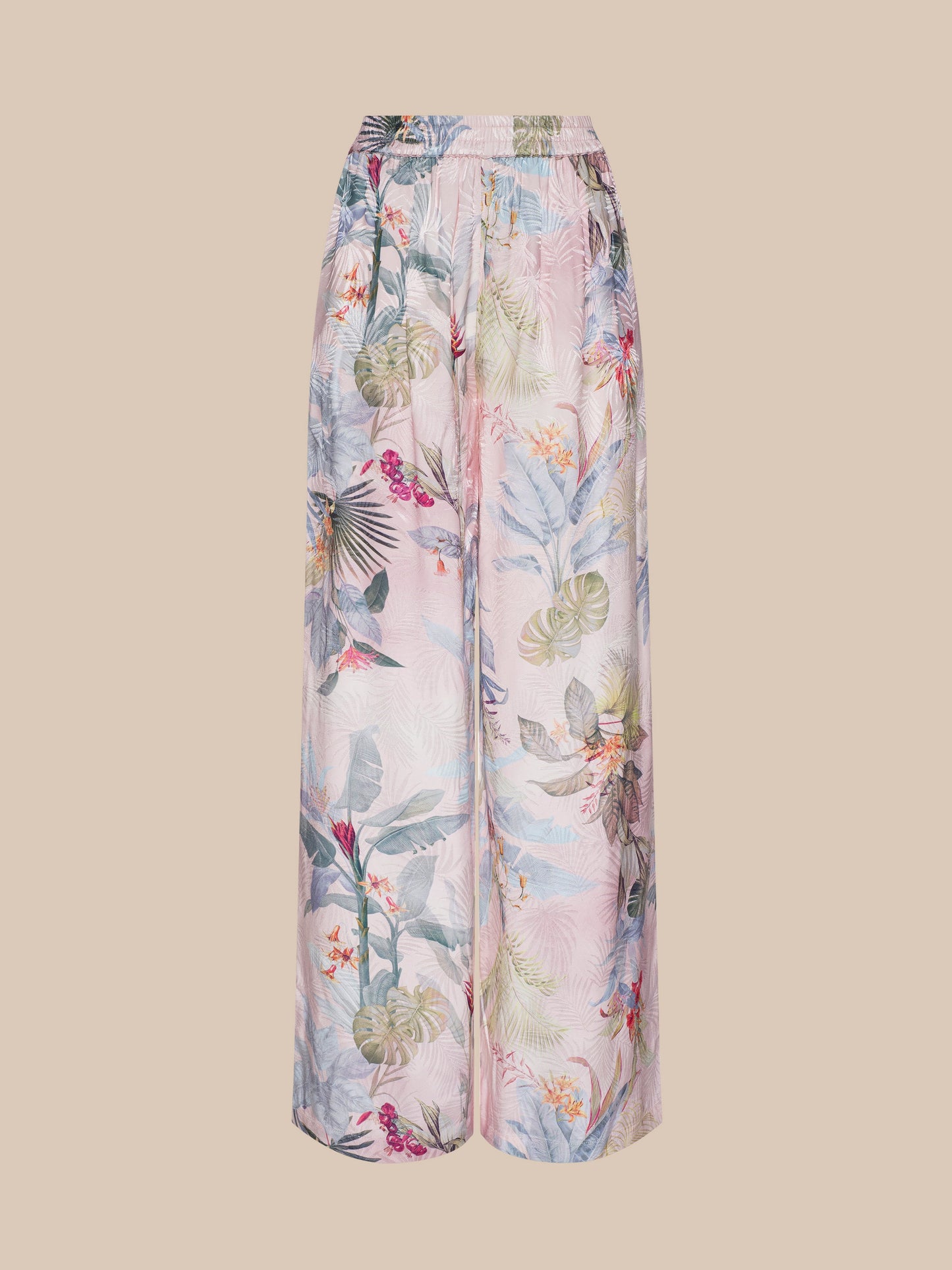 Lillian Satin Wide-Leg Pant