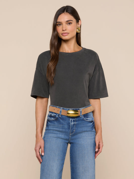 Daria Oversized Cropped Tee