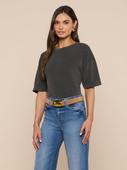 Daria Oversized Cropped Tee