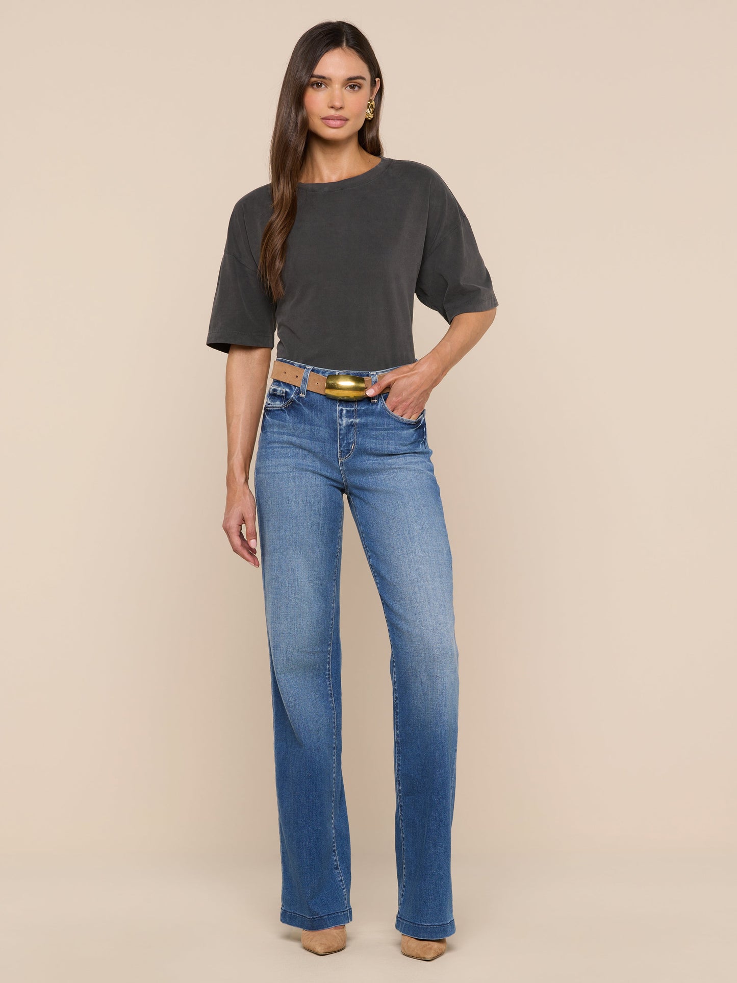 Daria Oversized Cropped Tee
