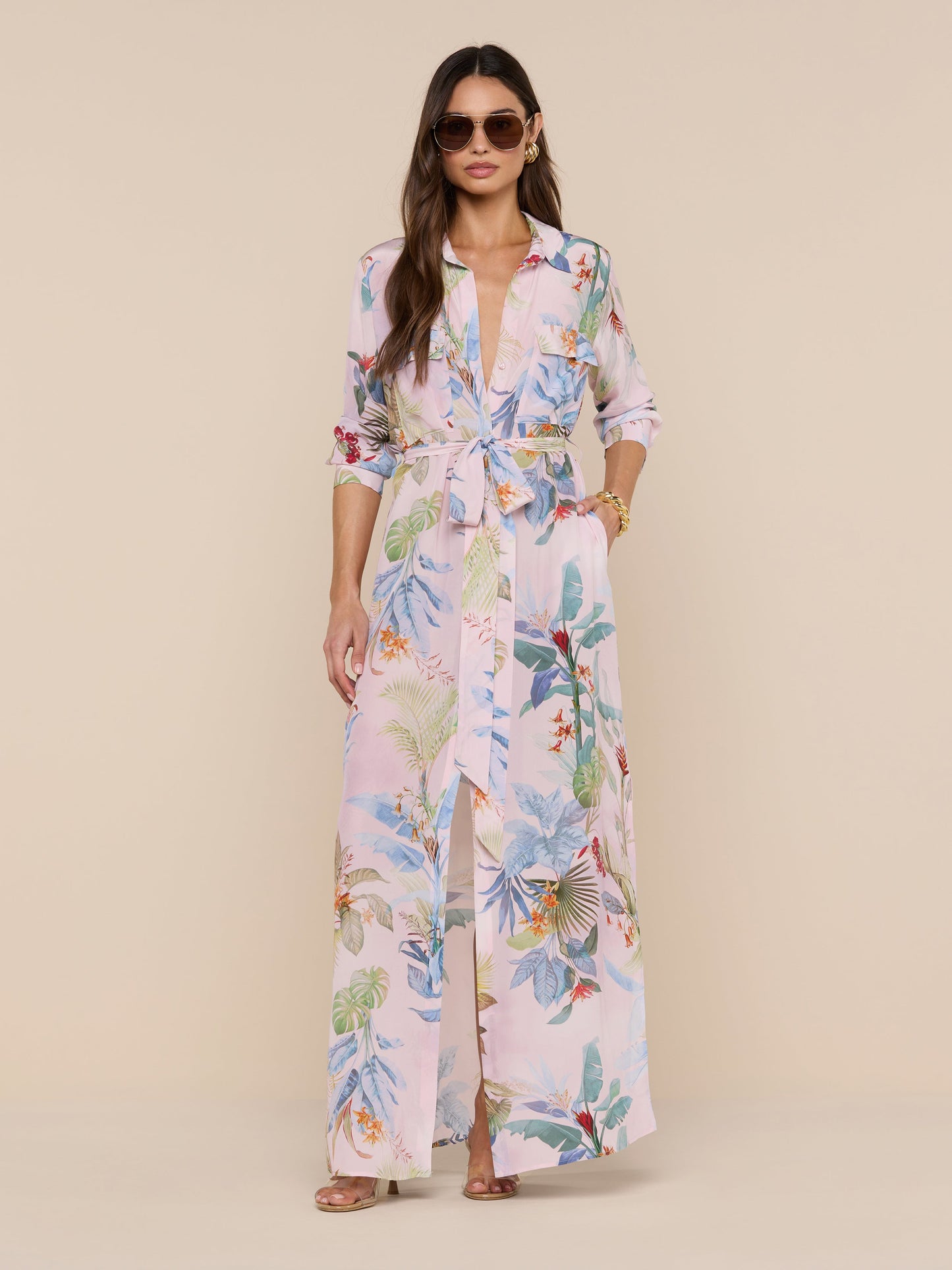 Cameron Silk Shirt Dress
