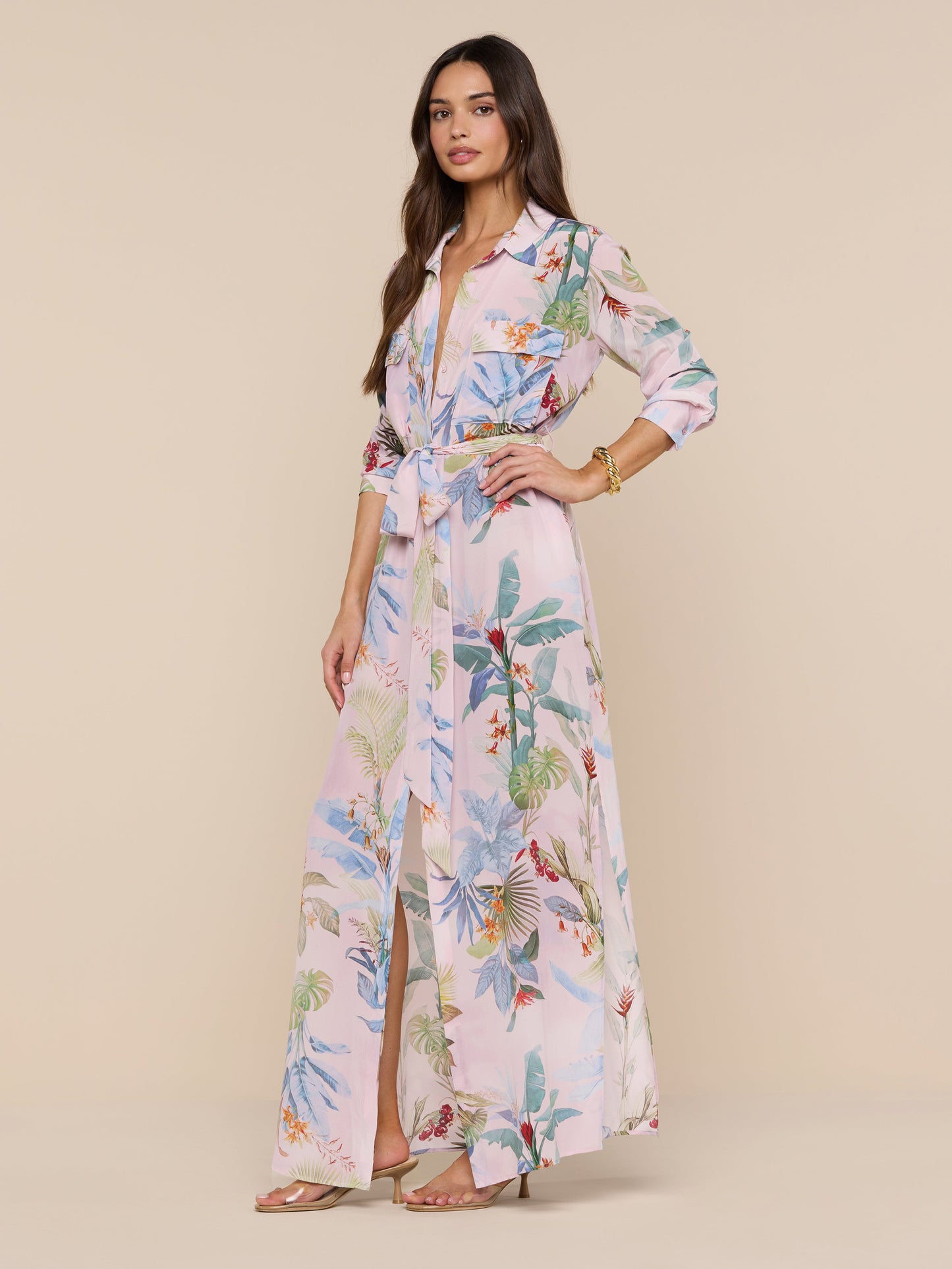 Cameron Silk Shirt Dress