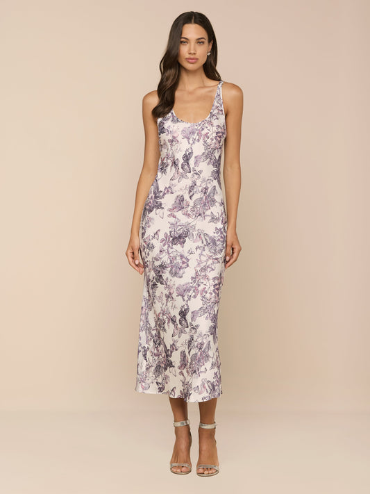 Akiya Satin Maxi Dress