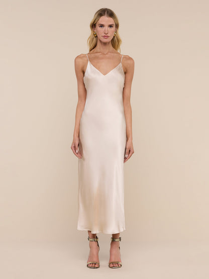 Seridie Silk Slip Dress