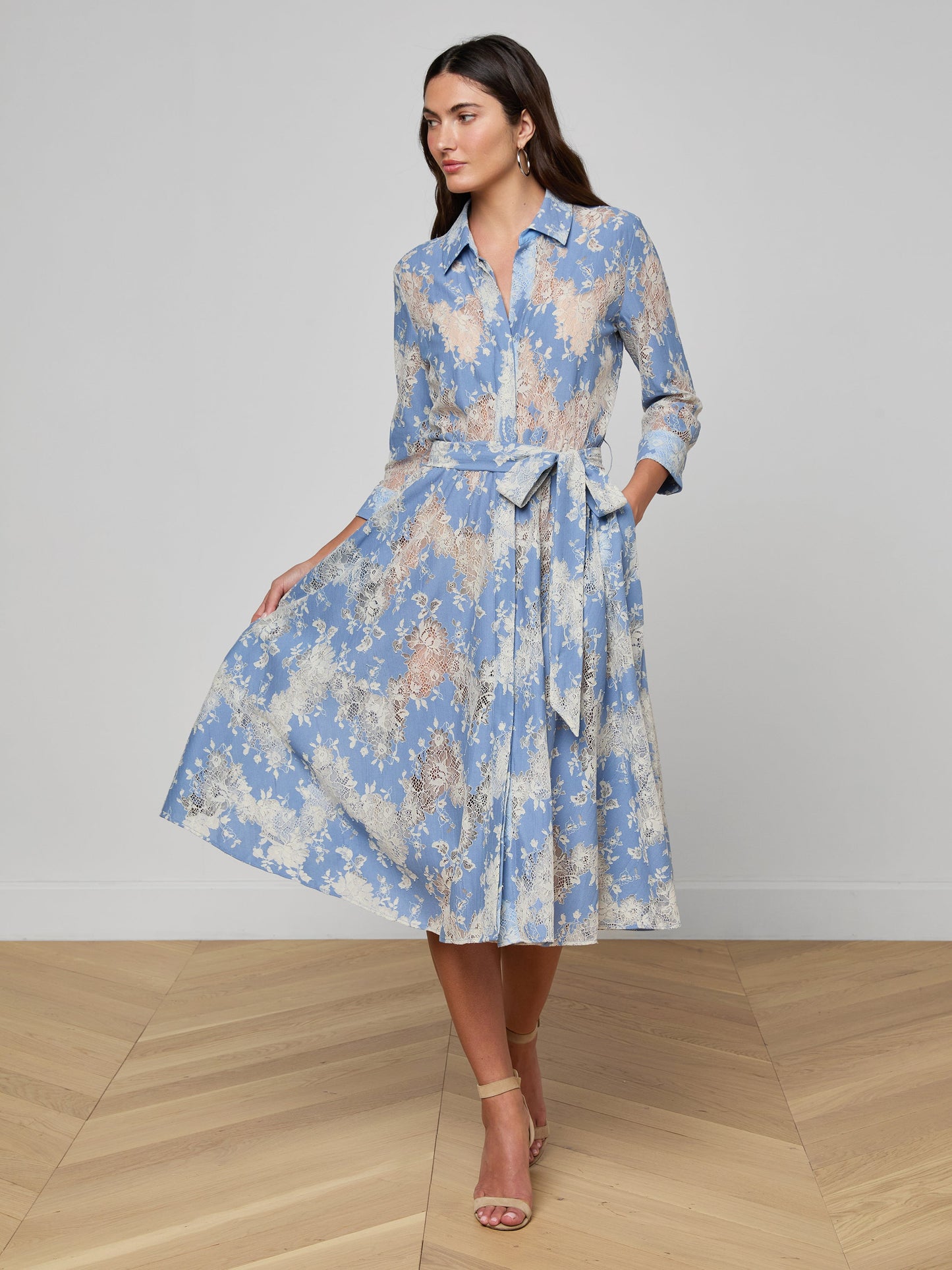 Ralphie Lace Midi Dress